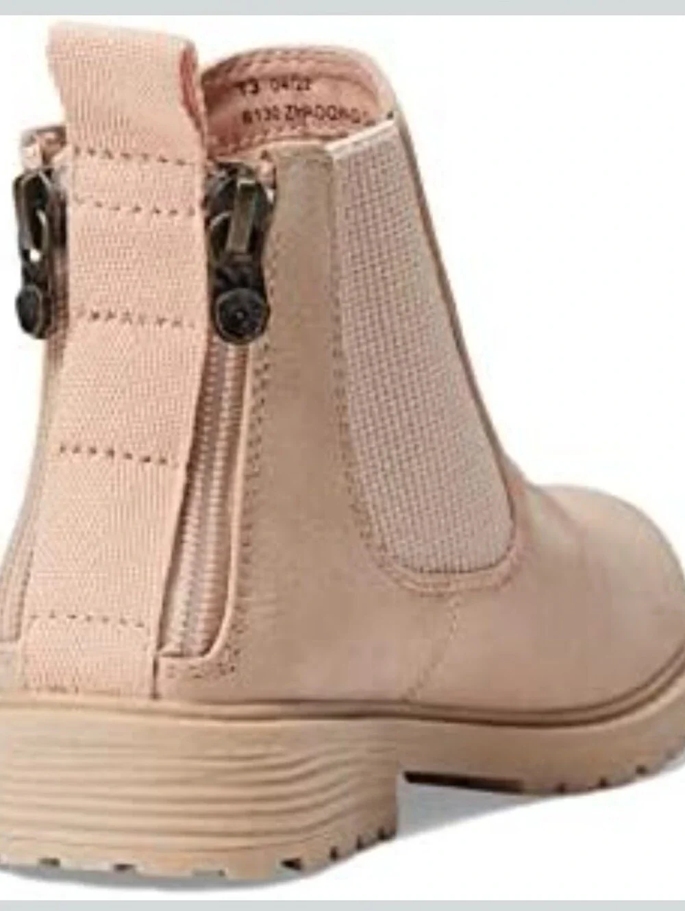 Blowfish Malibu Girl's Redsen-K Sweet Blush Saddle Rock Size 1.5